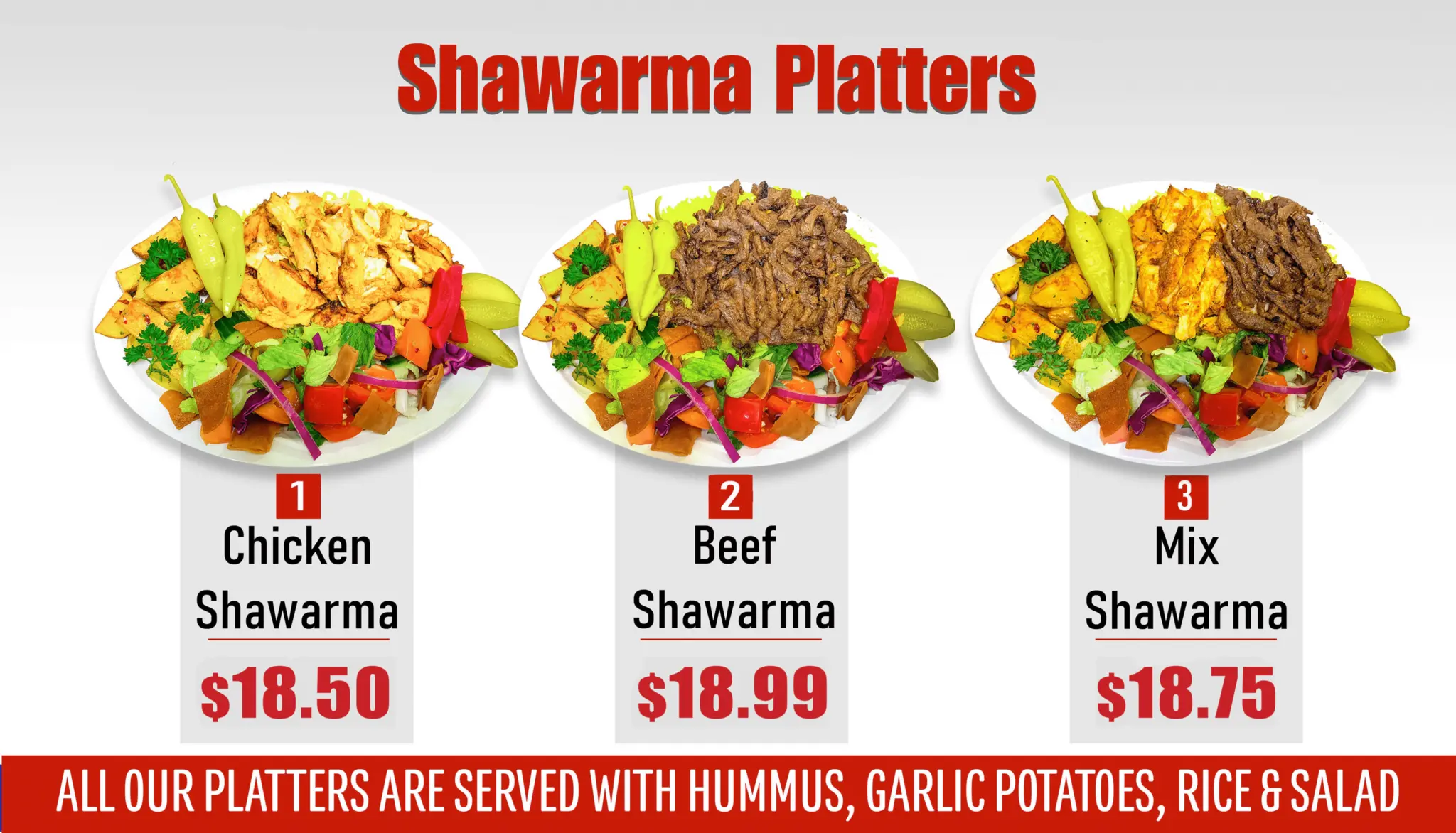 Shawarma Platters Sherwood Park